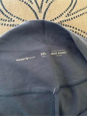 Old Navy Navy High-Rise Bike Shorts